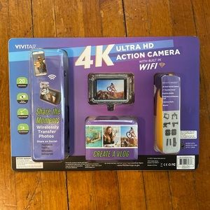 VIVITAR 4K Ultra HD Action Camera kit 📷